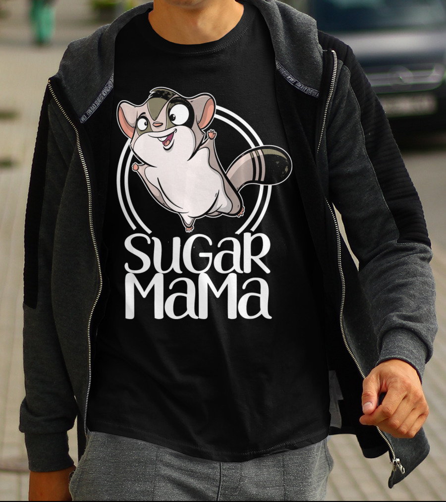Sugar Mama Adorable Sugar Glider Character T-Shirt