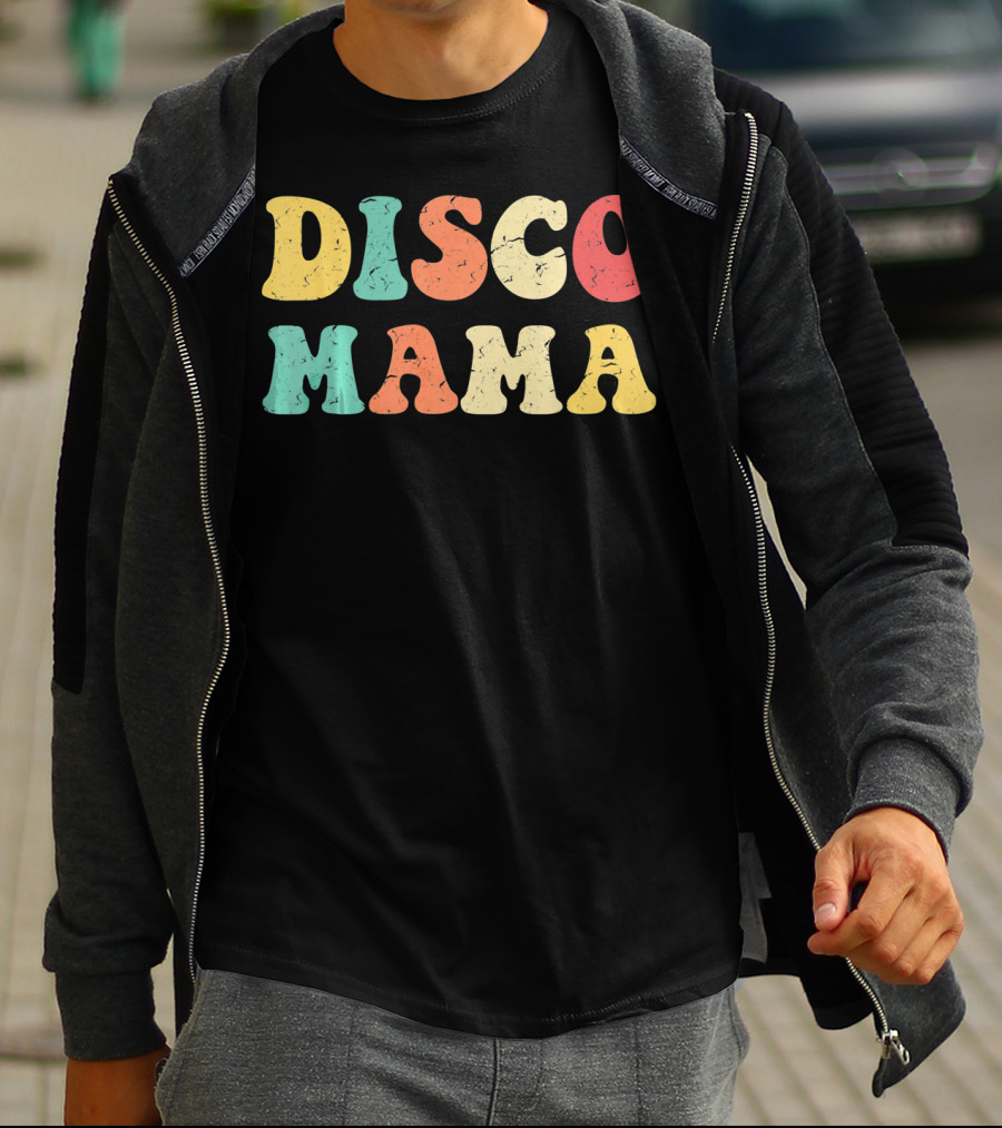 DISCO MAMA 1970s Disco Queen T-Shirt