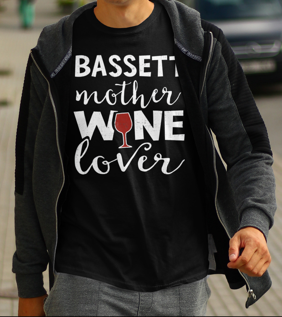 BASSETT Mother Wine Lover T-Shirt