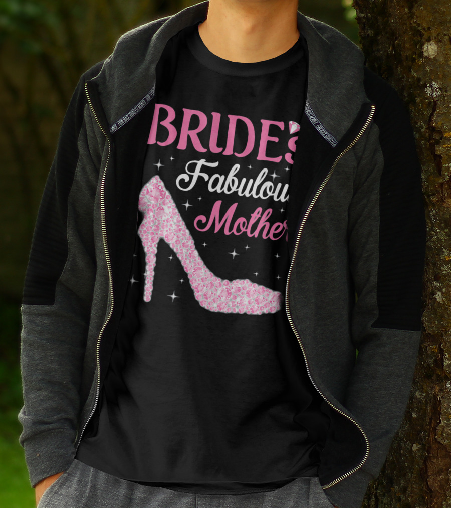 Bride's Fabulous Mother Light Diamond High Heel T-Shirt