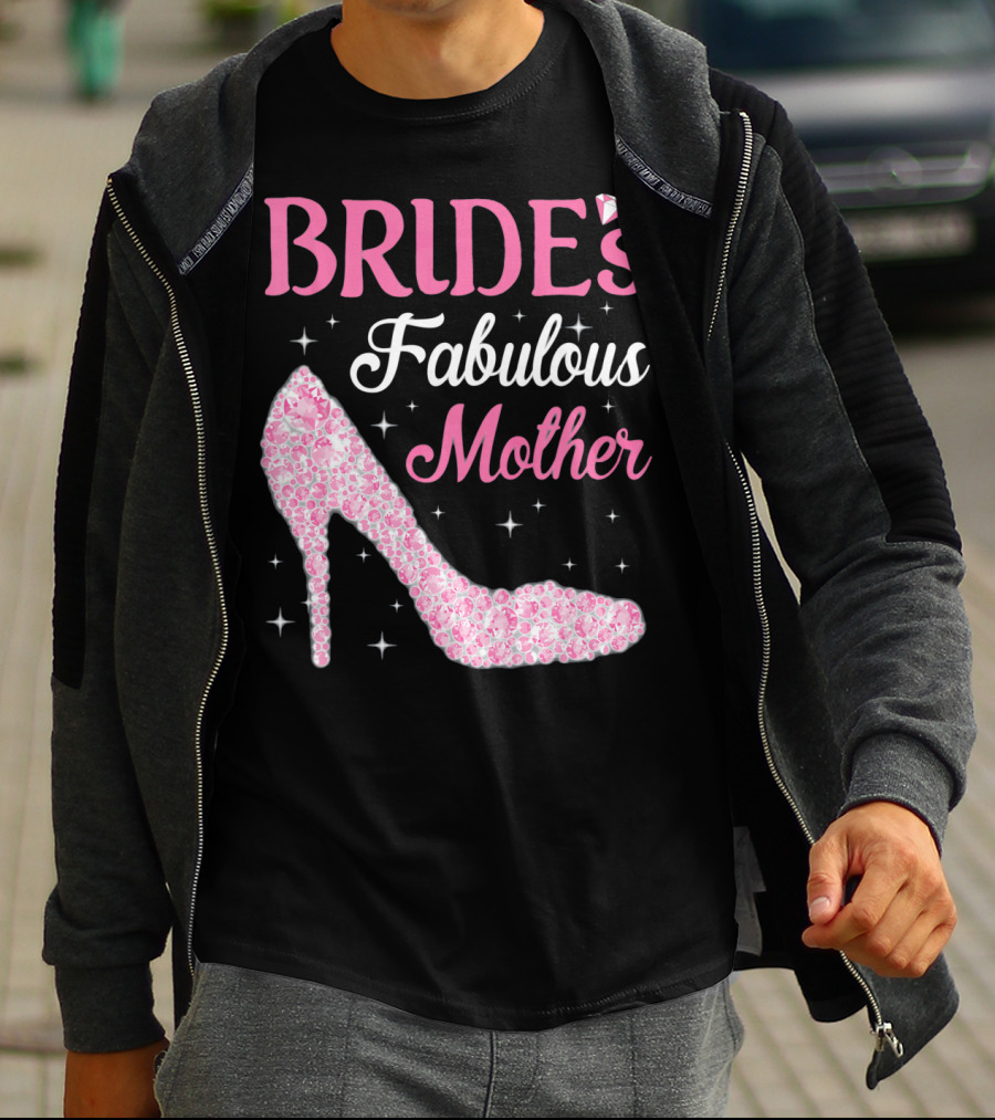 Bride's Fabulous Mother Light Diamond High Heel T-Shirt