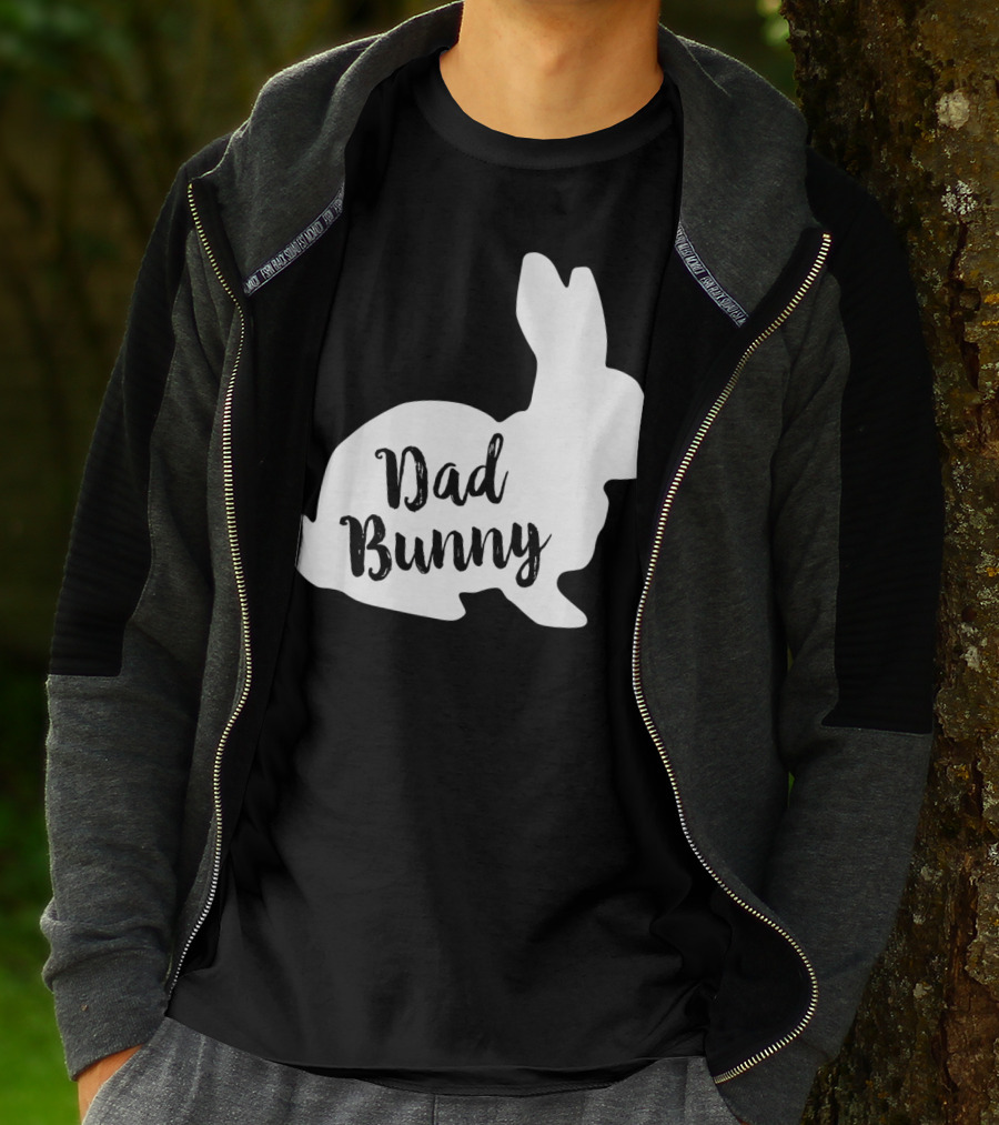 Dad Bunny Easter Family Rabbit T-Shirt