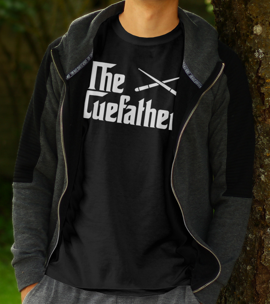 The Cuefather Funny Pool Billiards Play Iconic T-Shirt