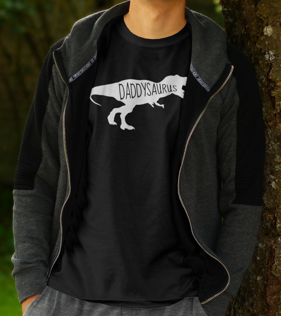 Daddysaurus Mens Baby Announcement T-Shirt