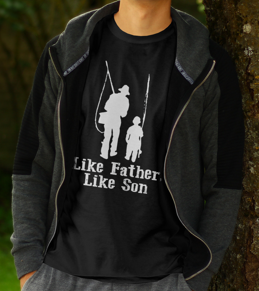Like Father Like Son Fishing T-Shirt