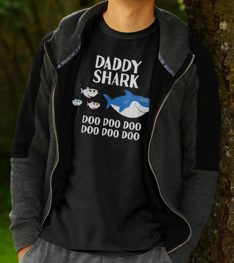 Daddy Shark Doo Doo Doo Doo Doo Doo Matching Family T-Shirt