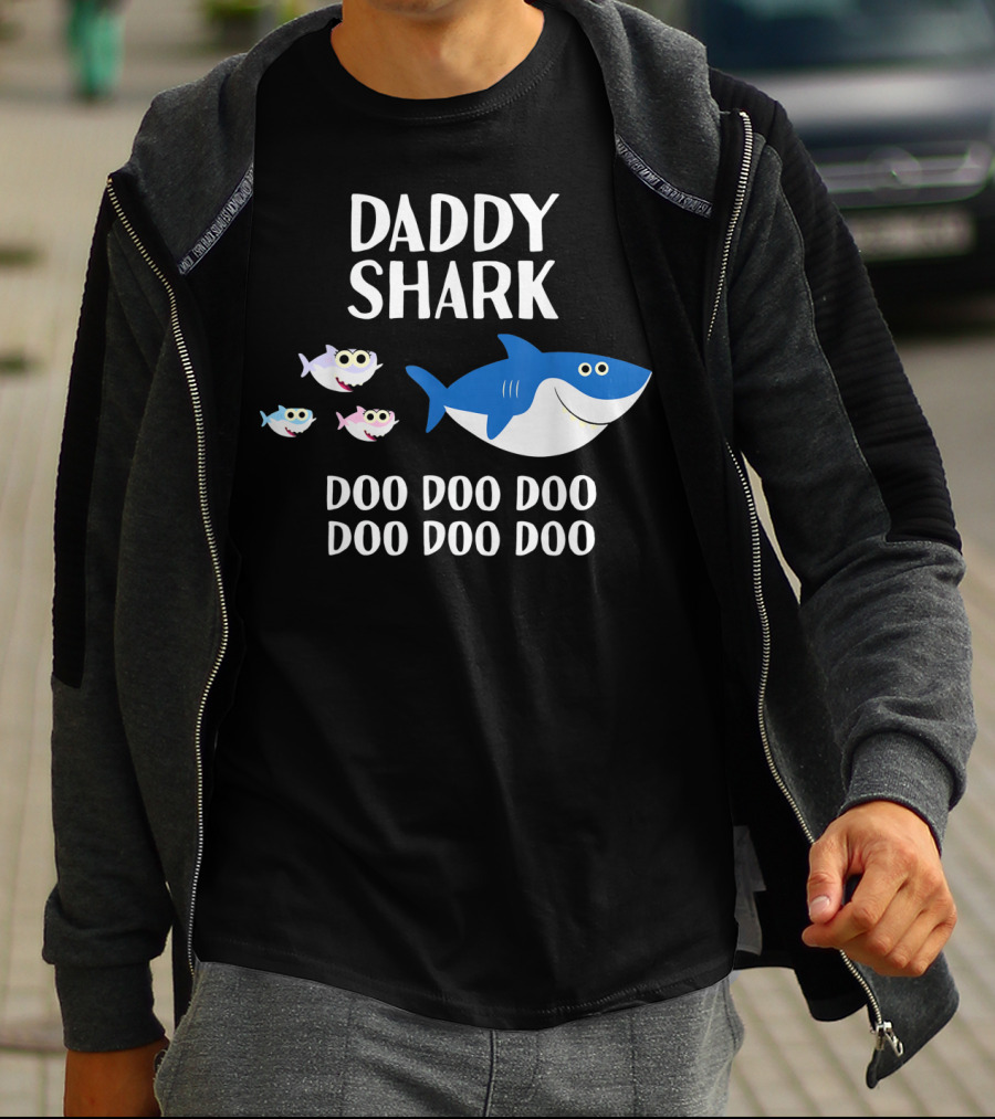 Daddy Shark Doo Doo Doo Doo Doo Doo Matching Family T-Shirt