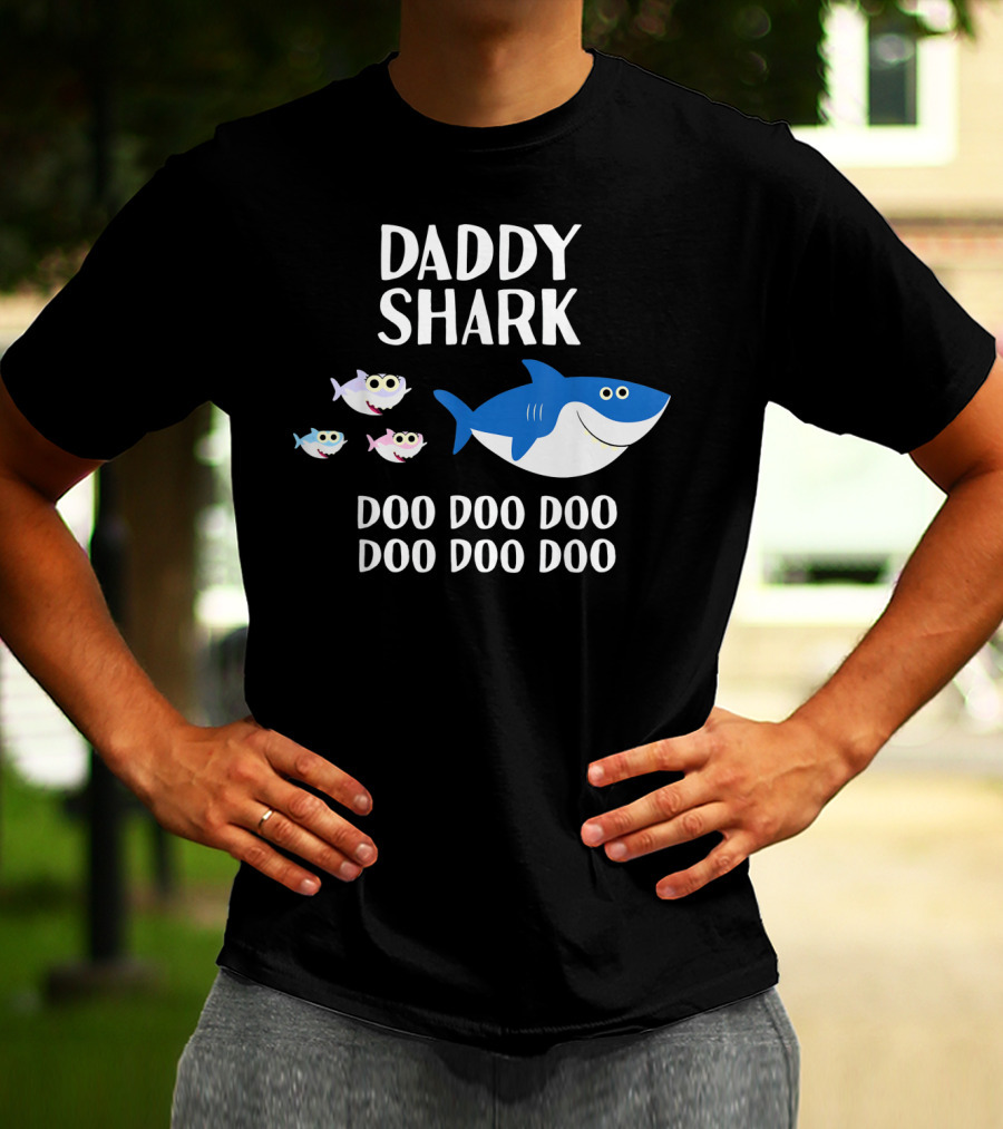 Daddy Shark Doo Doo Doo Doo Doo Doo Matching Family T-Shirt
