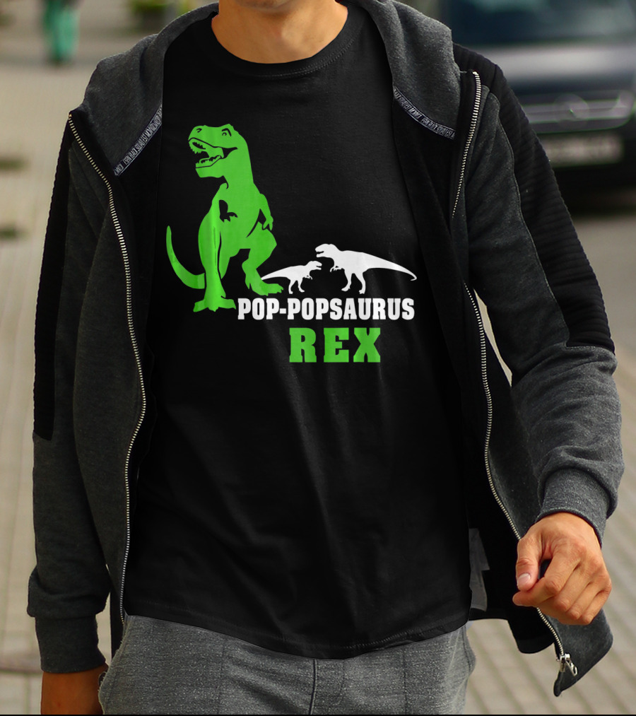 Pop-Popsaurus Rex Dinosaur T-Shirt