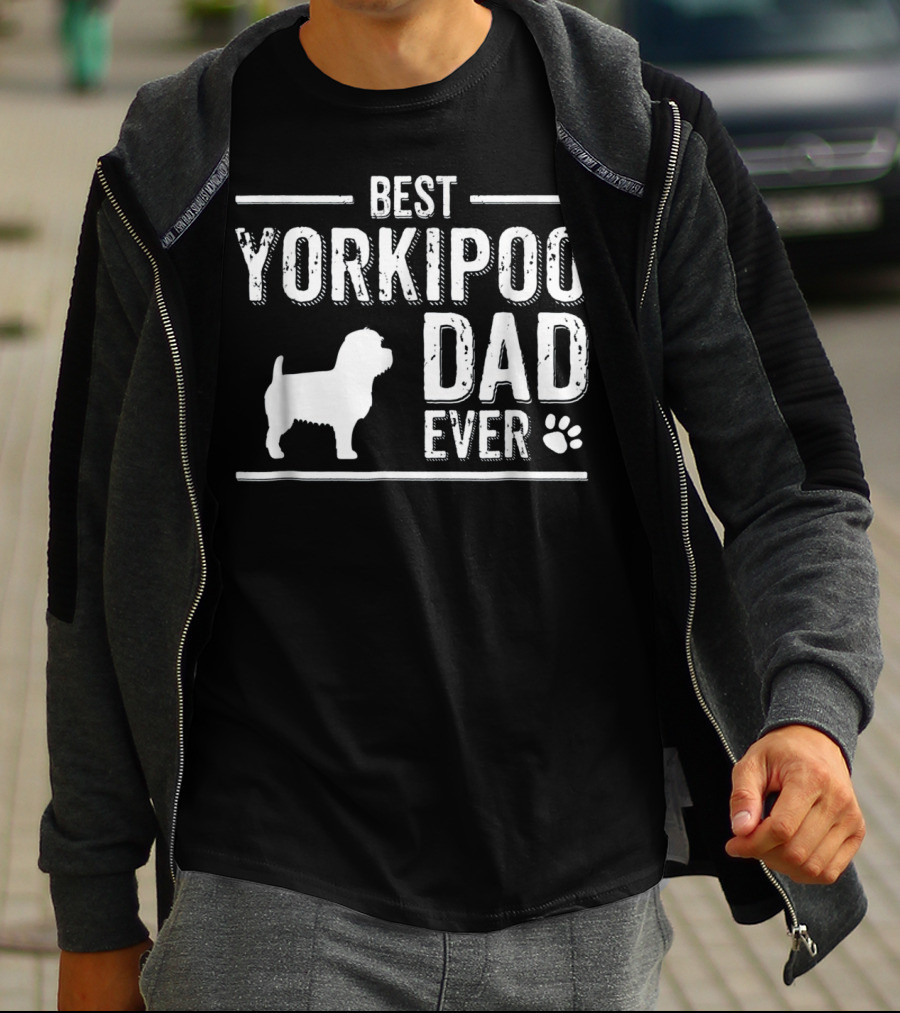 Best Yorkipoo Dad Ever Mens Dog Owner T-Shirt