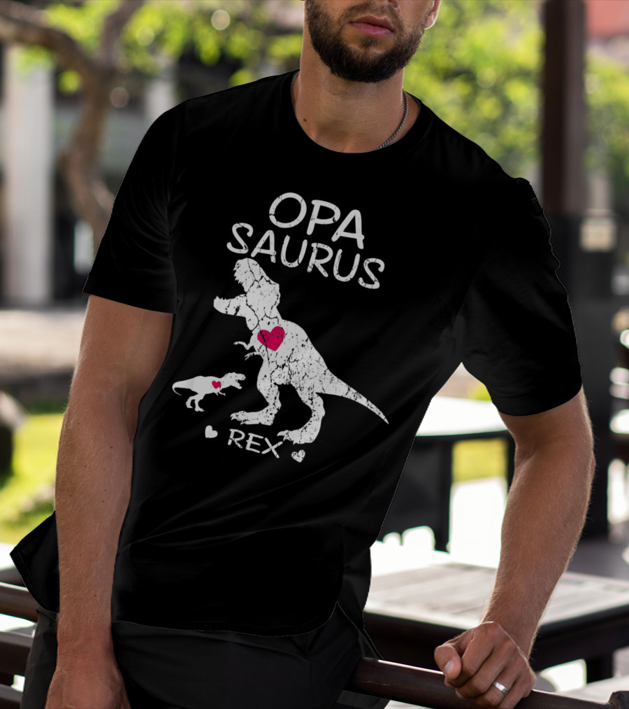 OPA SAURUS REX Dinosaur Hearts T-Shirt