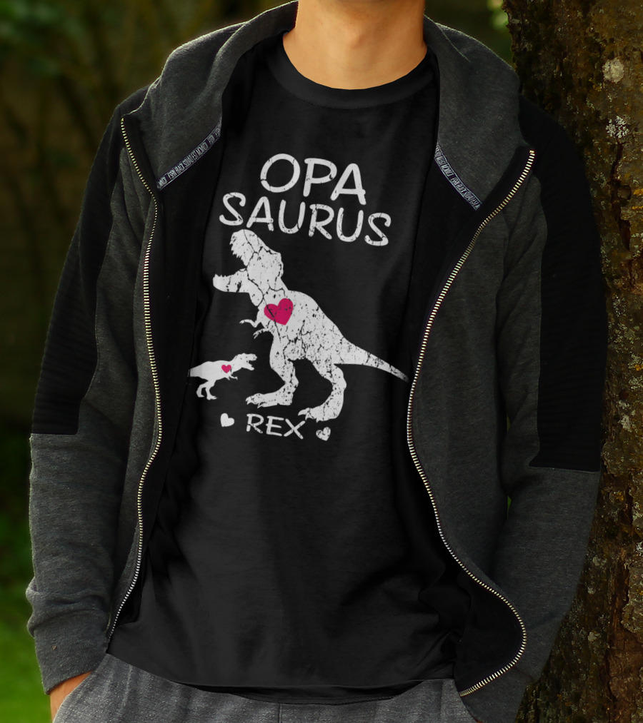OPA SAURUS REX Dinosaur Hearts T-Shirt