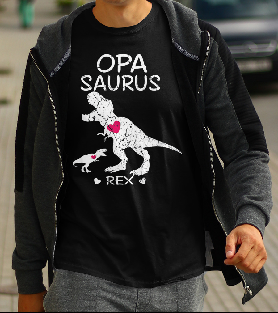 OPA SAURUS REX Dinosaur Hearts T-Shirt