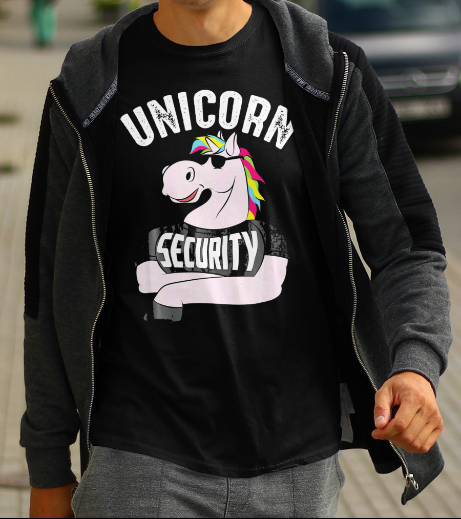 Unicorn Security Shirt For Men Fana T-Shirt
