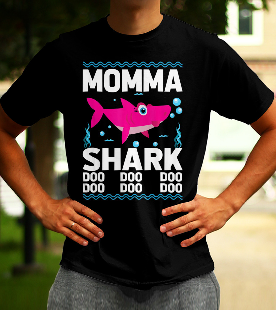 Momma Shark Doo Doo Doo Doo Doo T-Shirt