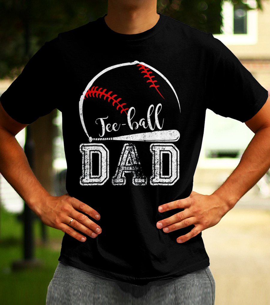 Tee-Ball Dad Mens Sport T-Shirt