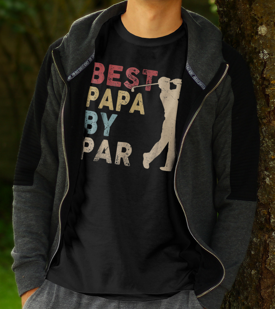 Best Papa By Par Golf T-Shirt