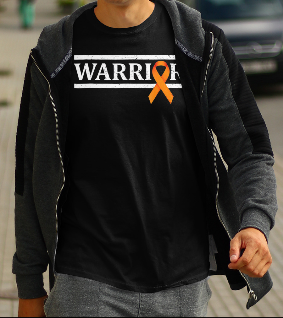 Warrior Orange Ribbon MS Awareness T-Shirt