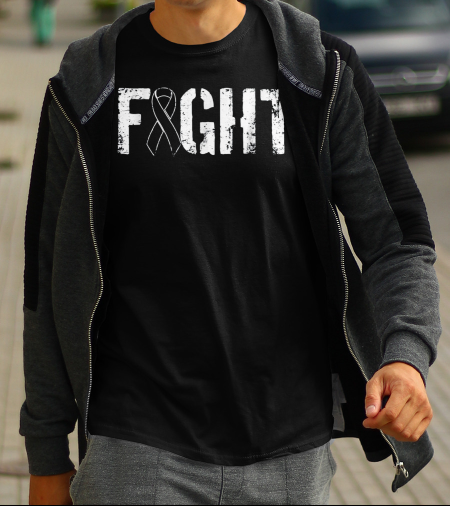 Fight Melanoma Skin Cancer Awareness T-Shirt