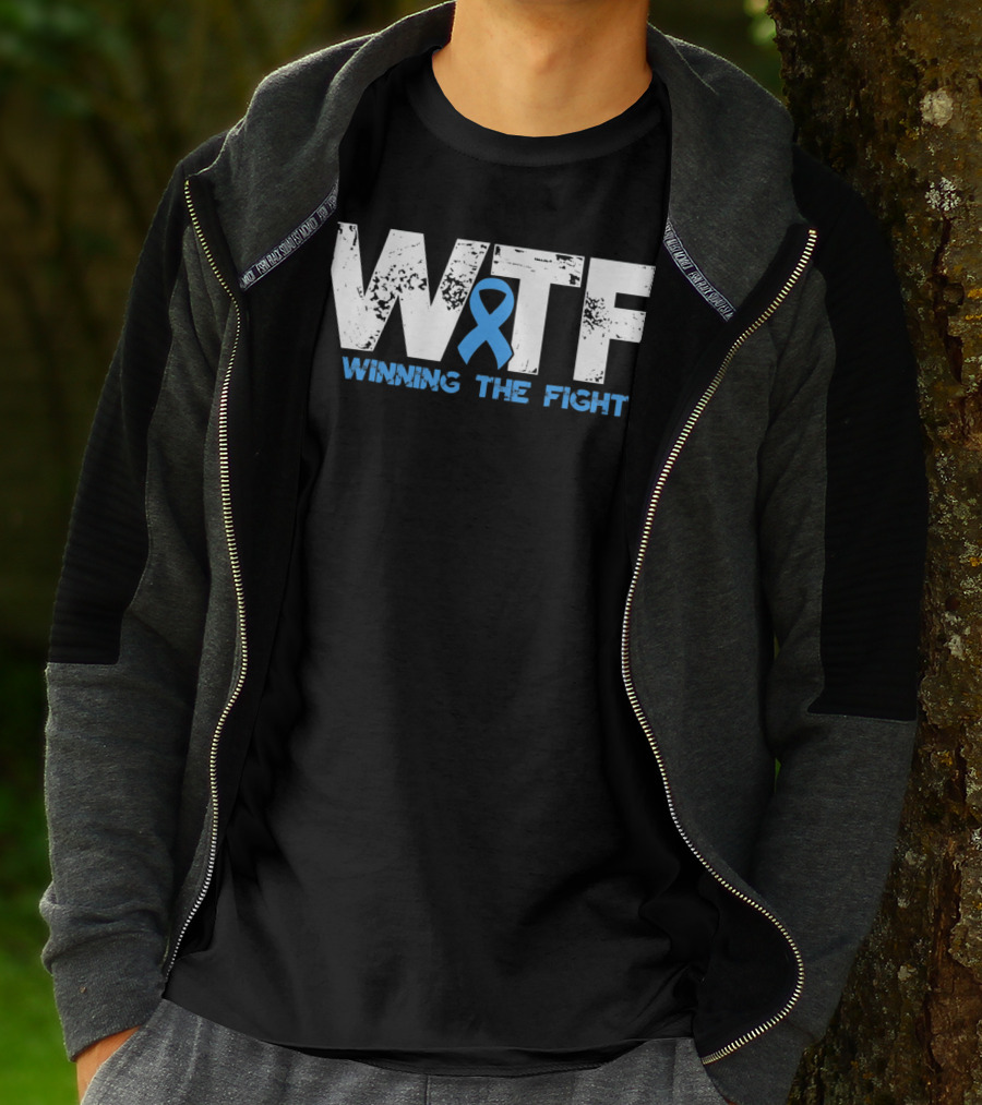 Winning The Fight WTF Addison's Disease Awareness T-Shirt