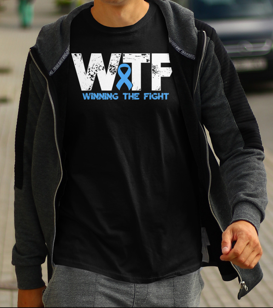 Winning The Fight WTF Addison's Disease Awareness T-Shirt