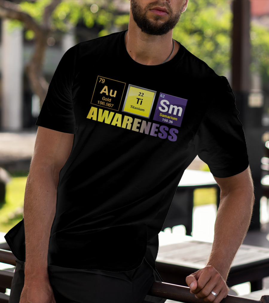 Au Ti Sm Awareness Elements T-Shirt