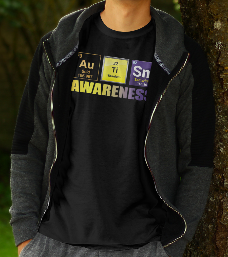 Au Ti Sm Awareness Elements T-Shirt