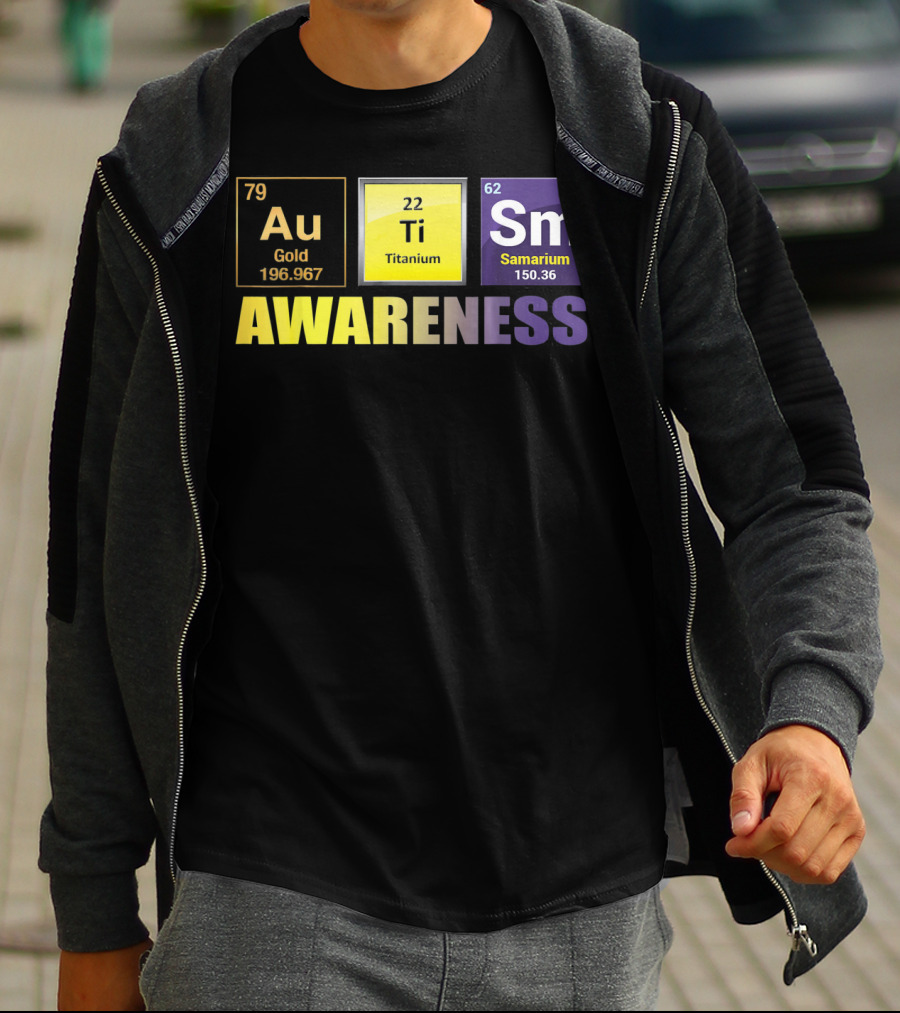 Au Ti Sm Awareness Elements T-Shirt