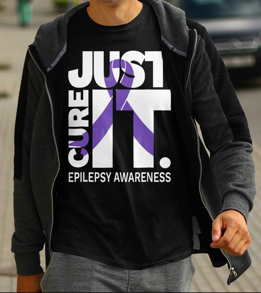 JUST CURE IT EPILEPSY AWARENESS T-Shirt