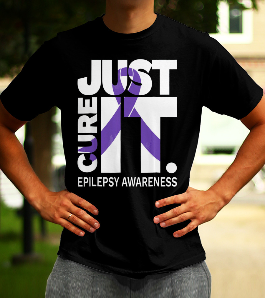 JUST CURE IT EPILEPSY AWARENESS T-Shirt