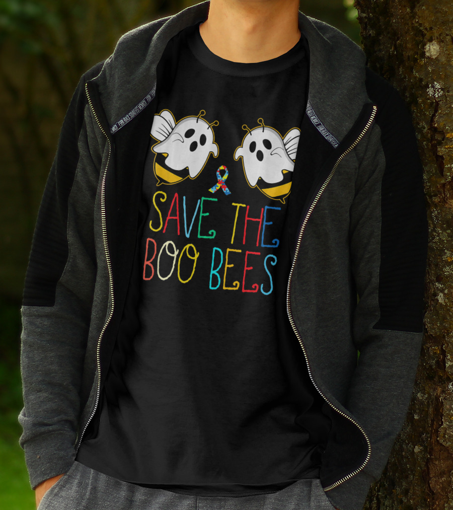 Save The Boo Bees Autism Cancer Awareness T-Shirt