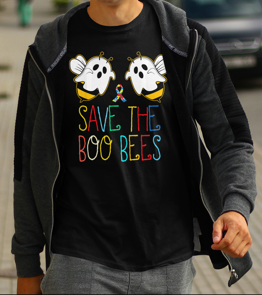 Save The Boo Bees Autism Cancer Awareness T-Shirt