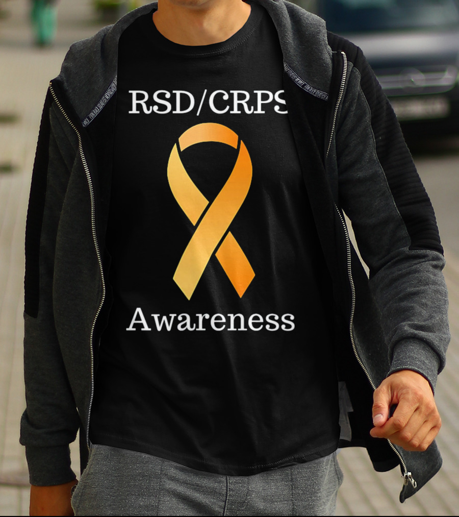 RSD CRPS Awareness Orange Ribbon Complex Regional Pain Syndrome T-Shirt