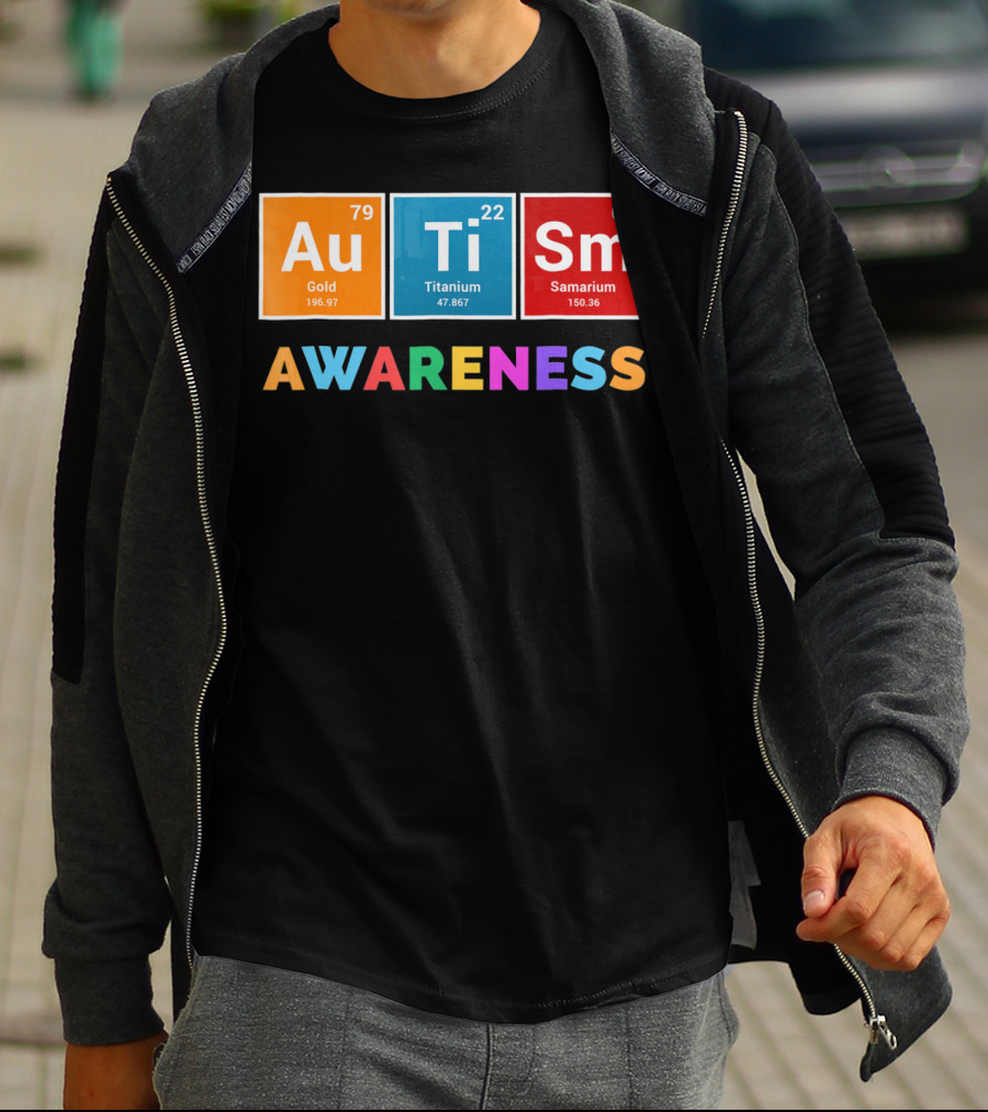 Au Ti Sm Awareness Gold Titanium Samarium T-Shirt