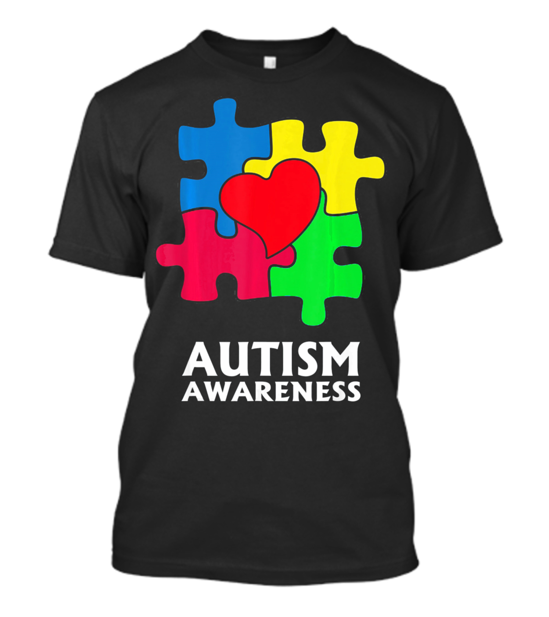 Autism Awareness Puzzle Heart Perfect Au T-Shirt