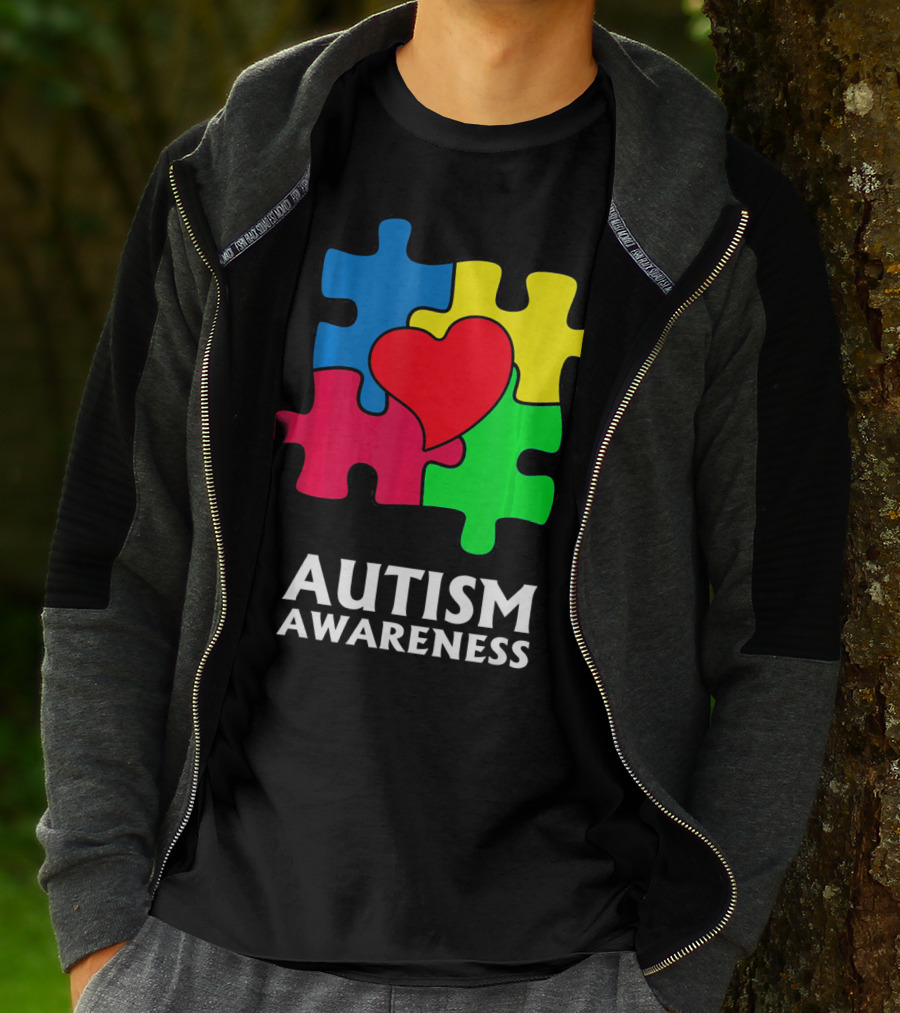 Autism Awareness Puzzle Heart Perfect Au T-Shirt