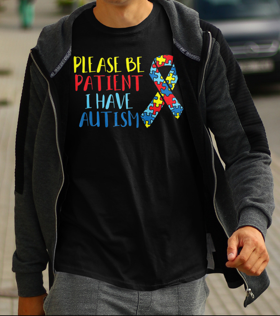 Please Be Patient I Have Autism Puzzle T-Shirt
