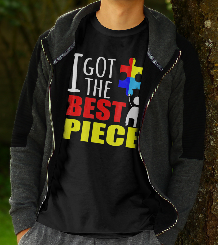I Got The Best Piece Puzzle Autism Awareness T-Shirt