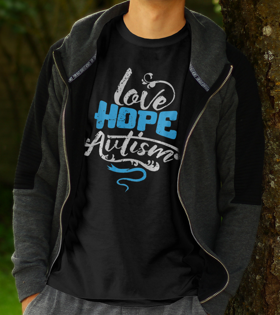 Love Hope Autism Awareness T-Shirt
