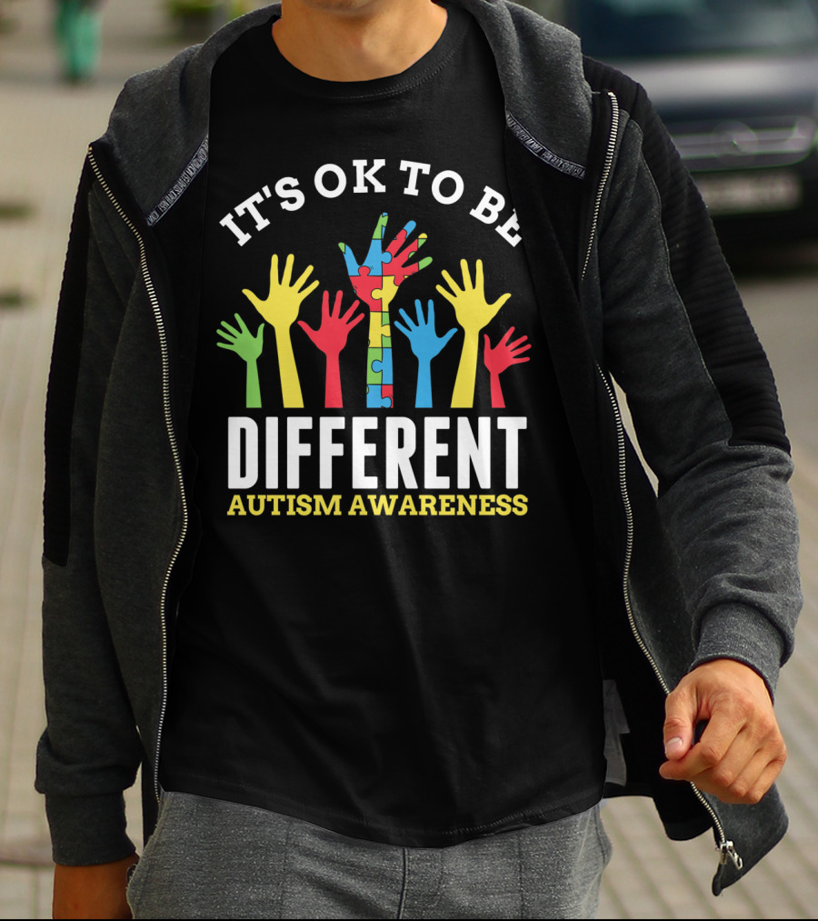 It's OK To Be Different Autism Awareness T-Shirt