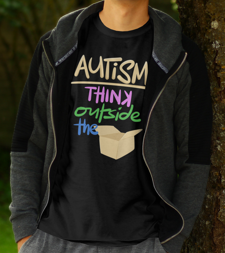 Autism Awareness Think Outside The Box T-Shirt