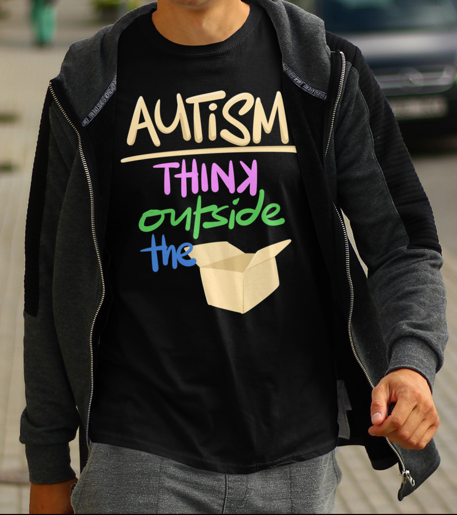 Autism Awareness Think Outside The Box T-Shirt