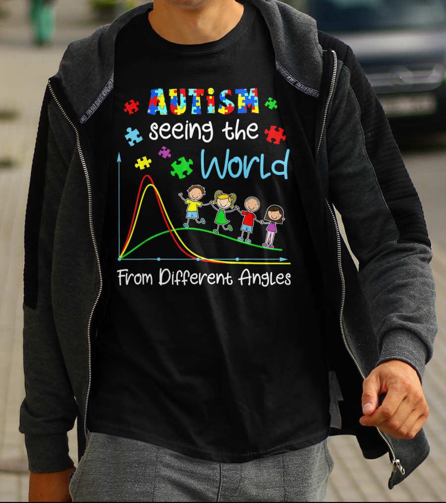 Autism Seeing The World From Different Angles T-Shirt