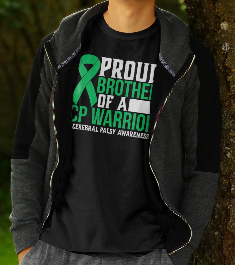 Proud Brother Of A CP Warrior Cerebral Palsy Awareness T-Shirt