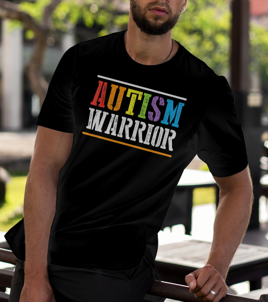 Autism Warrior Autism Awareness Month T-Shirt