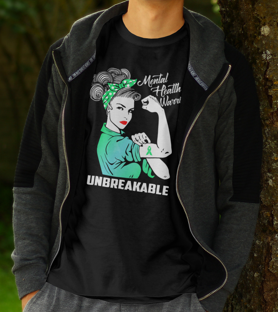 Mental Health Warrior Unbreakable Strength T-Shirt