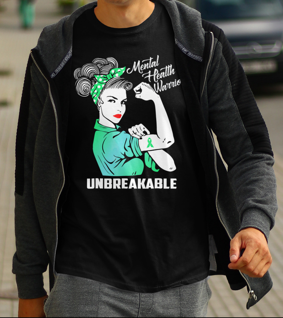 Mental Health Warrior Unbreakable Strength T-Shirt