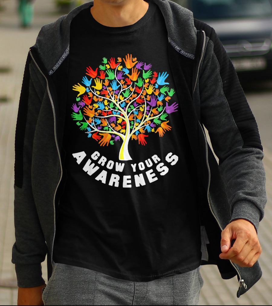 GROW YOUR AWARENESS AUTISM AWARENESS CHARITY T-Shirt