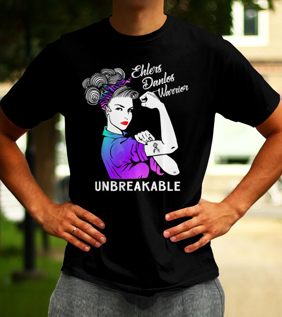 Ehlers Danlos Syndrome Warrior Unbreakable T-Shirt
