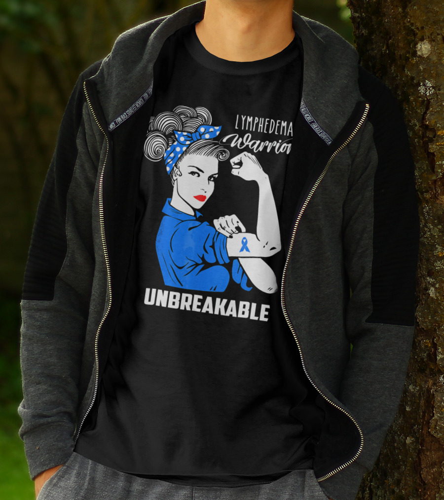 Lymphedema Awareness Warrior Unbreakable T-Shirt